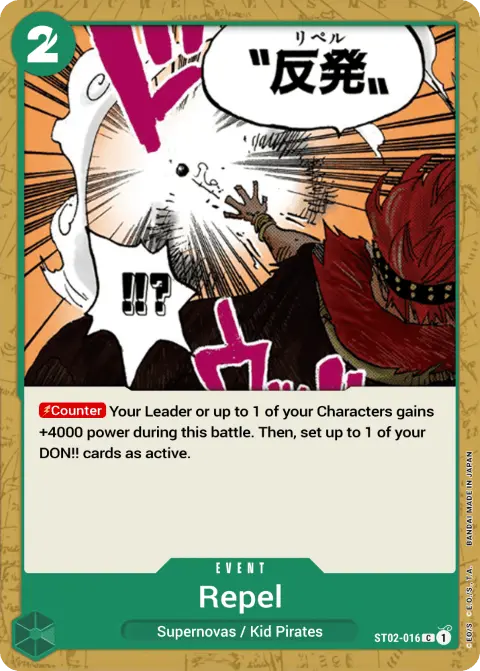 Repel (ST02-016) One Piece Card Game card