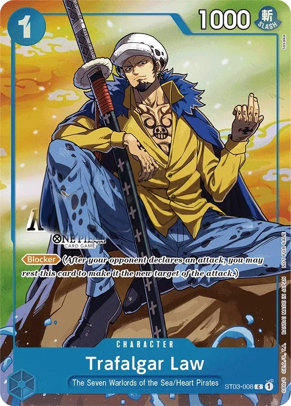 Trafalgar Law (ST03-008_p3) Alt Art One Piece card
