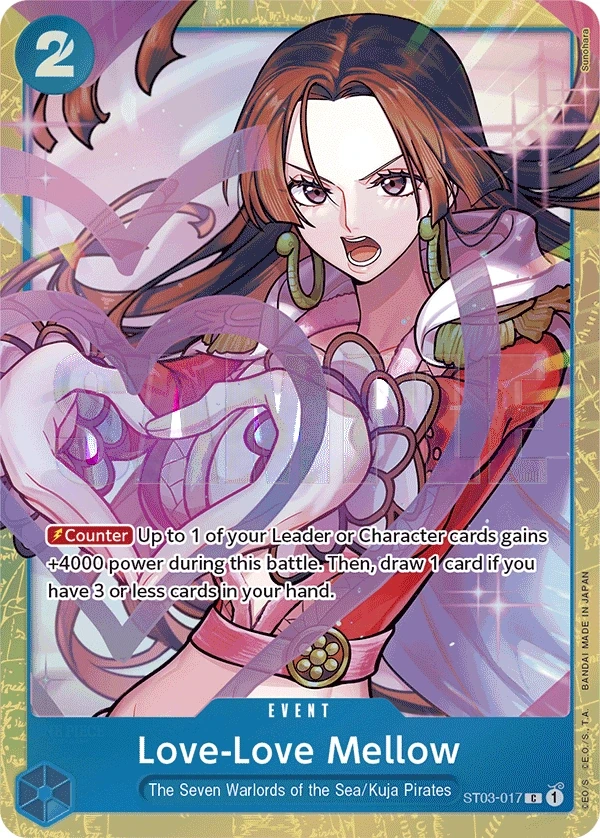Love-Love Mellow (ST03-017_p1) Alt Art One Piece card