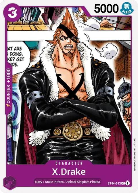 X.Drake (ST04-013) One Piece card