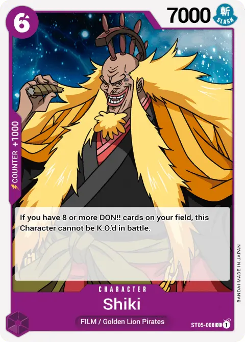Shiki (ST05-008) One Piece card