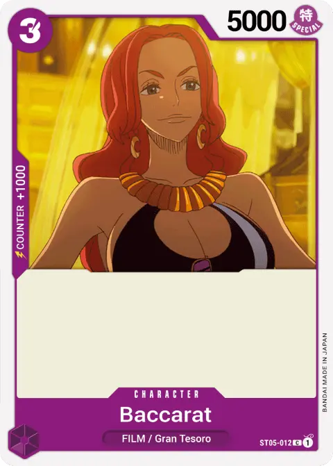 Baccarat (ST05-012) One Piece card