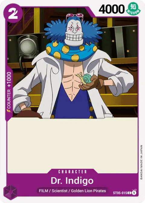 Dr. Indigo (ST05-015) One Piece card