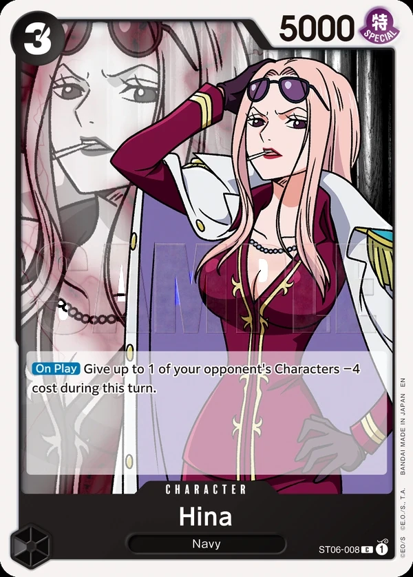 Hina (ST06-008_r1) Reprint One Piece card