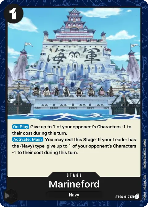 Navy HQ (ST06-017) One Piece card