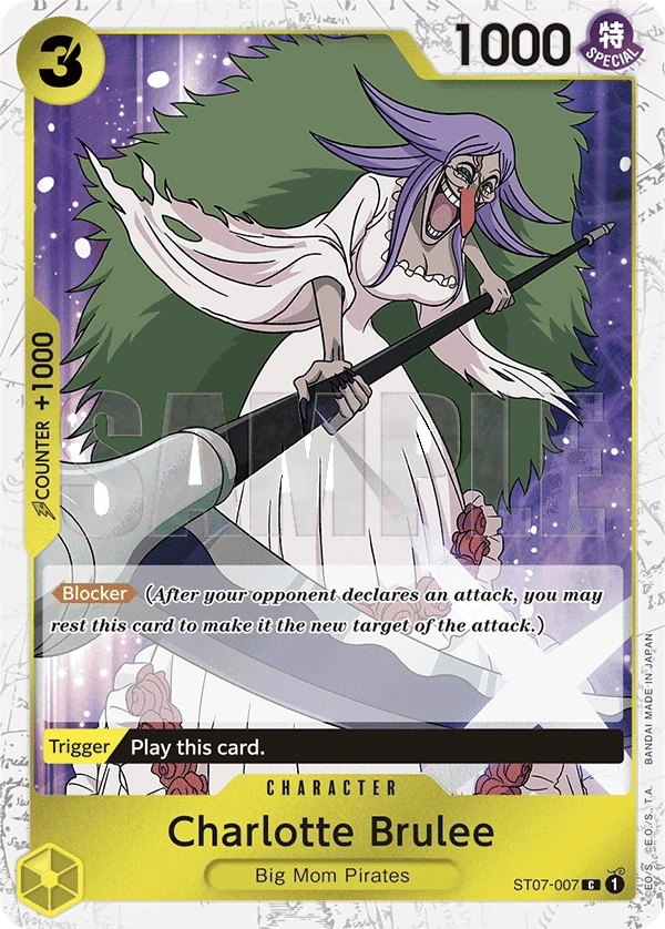 Charlotte Brulee (ST07-007_p2) Alt Art One Piece card