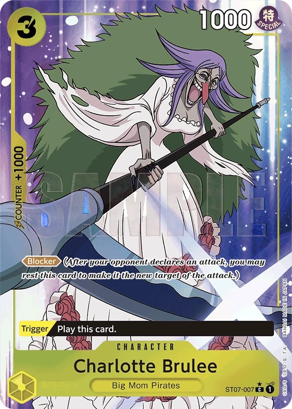 Charlotte Brulee (ST07-007_p3) Alt Art One Piece card