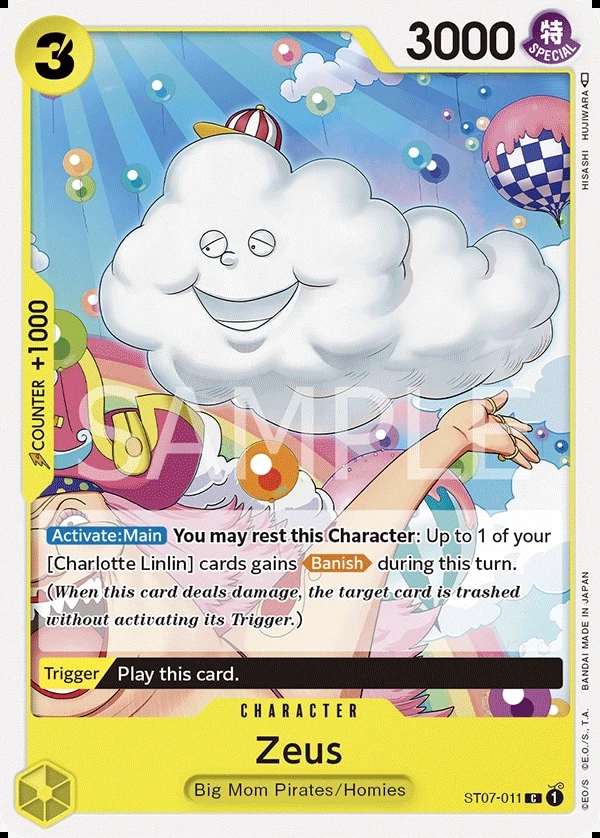 Zeus (ST07-011) One Piece card