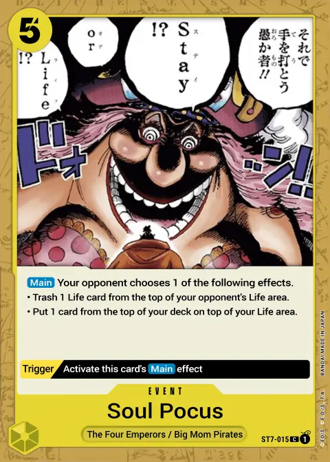 Soul Pocus (ST07-015) One Piece card