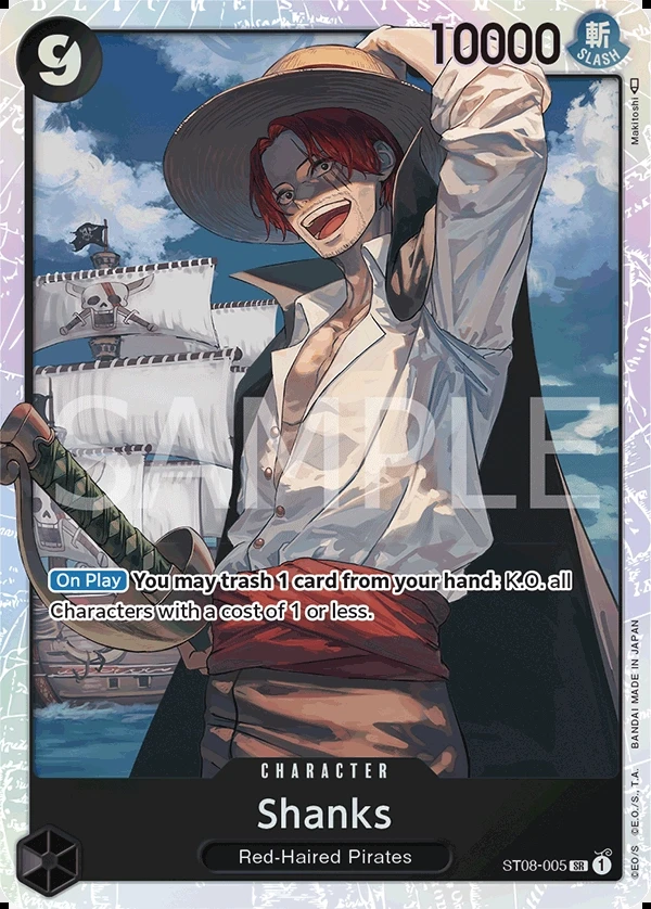 Shanks (ST08-005) One Piece Card Game card
