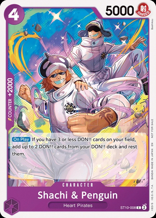 Shachi & Penguin (ST10-008_p1) Alt Art One Piece card