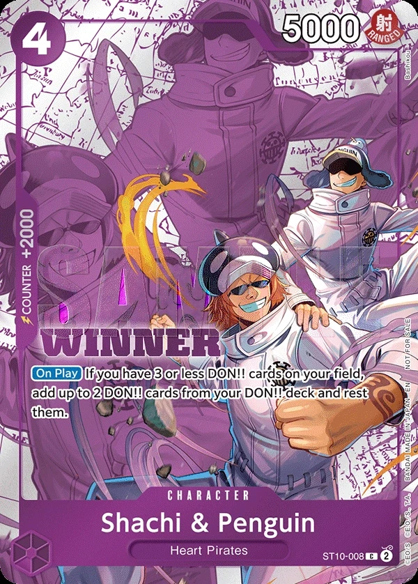 Shachi & Penguin (ST10-008_p2) Alt Art One Piece card
