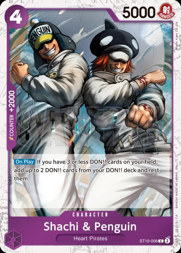 Shachi & Penguin (ST10-008_p3) Alt Art One Piece card