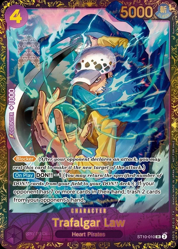 Trafalgar Law (ST10-010_p1) Alt Art One Piece card