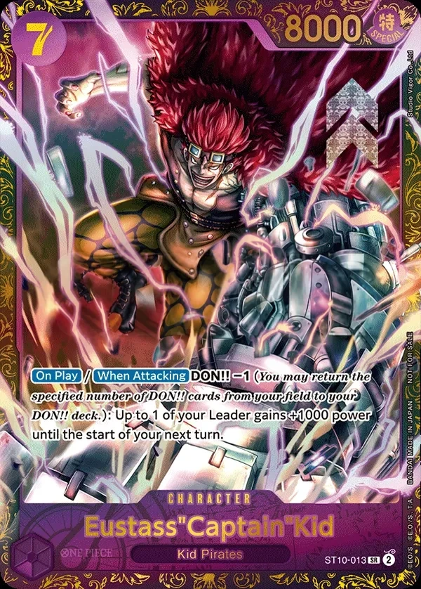 Eustass"Captain"Kid (ST10-013_p1) Alt Art One Piece card