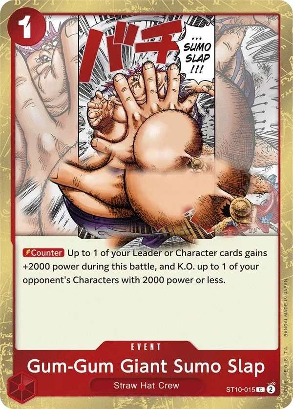 Gum-Gum Giant Sumo Slap (ST10-015) One Piece card