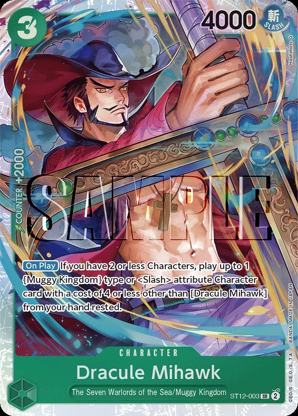 Dracule Mihawk (ST12-003) One Piece card