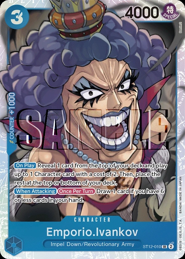 Emporio.Ivankov (ST12-010) One Piece card