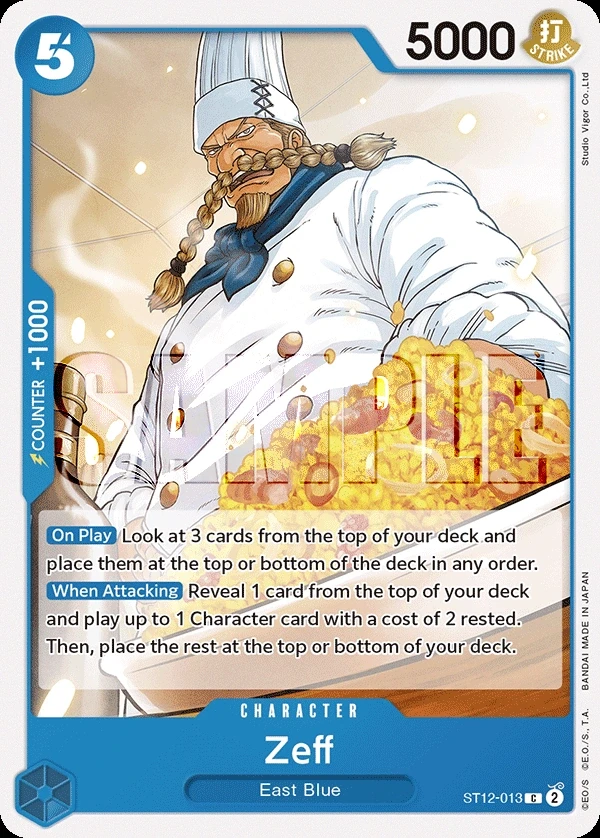 Zeff (ST12-013) One Piece card