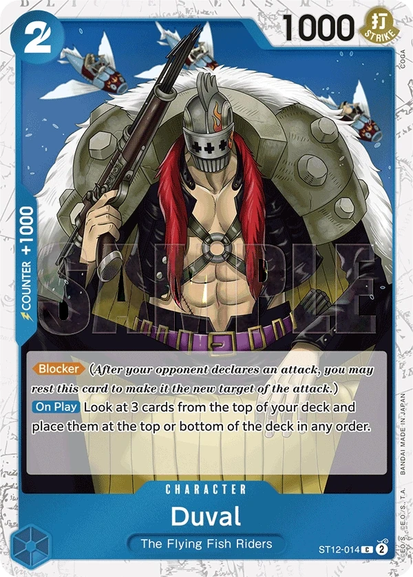 Duval (ST12-014_p2) Alt Art One Piece card