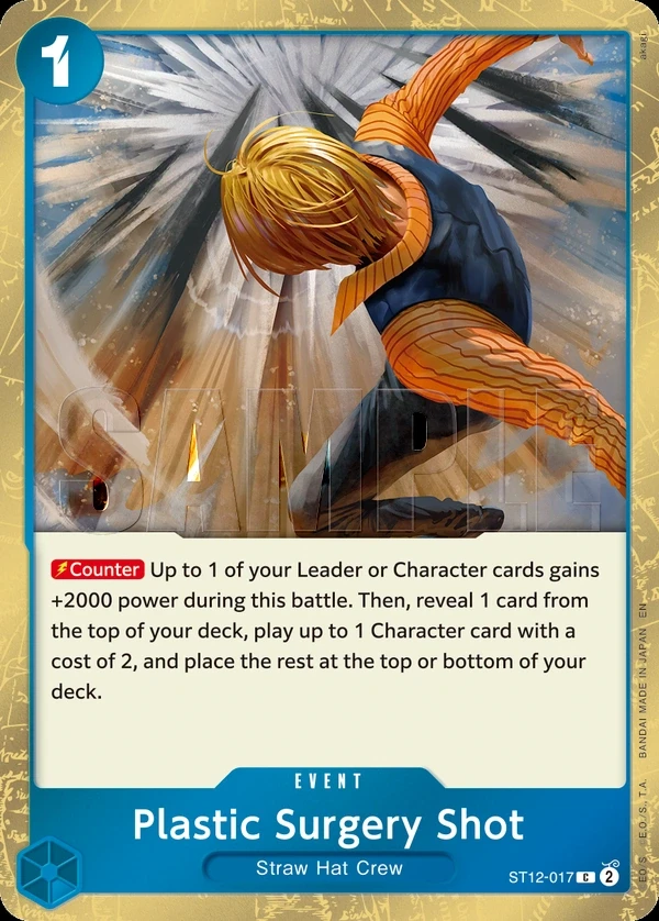 Plastic Surgery Shot (ST12-017_p1) Alt Art One Piece card