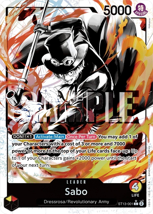Sabo (ST13-001_p1) Alt Art One Piece card