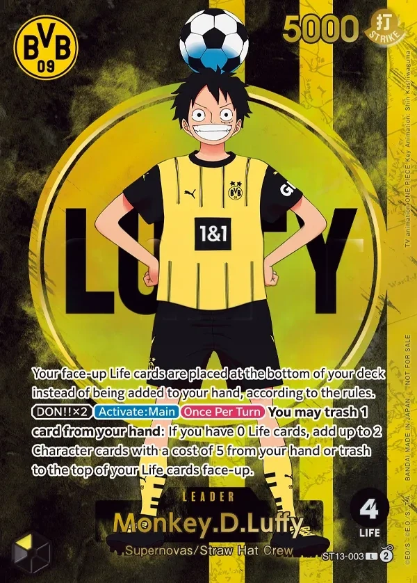 Monkey.D.Luffy (ST13-003_p2) Alt Art One Piece card