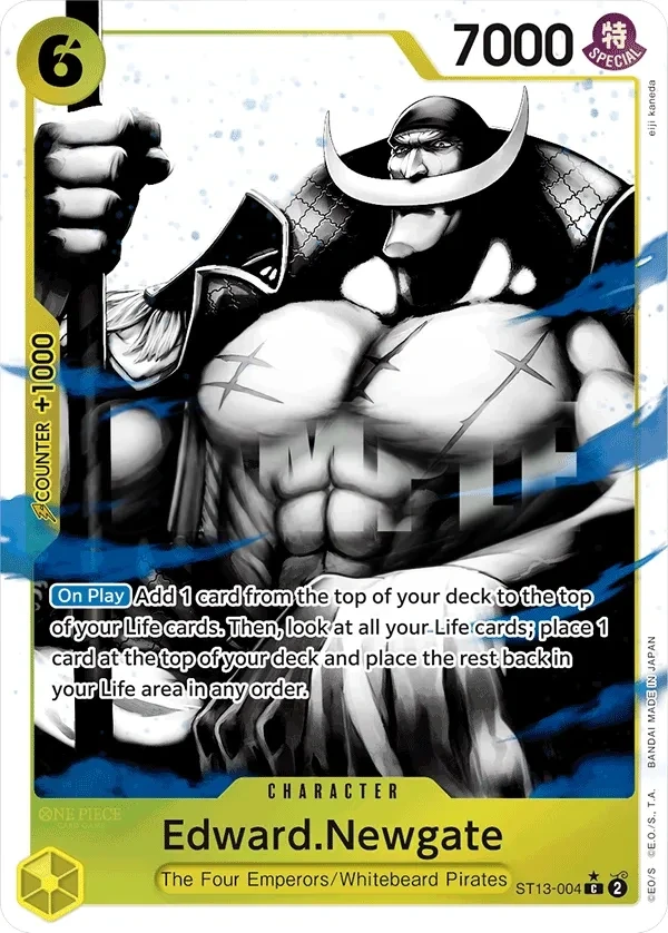 Edward.Newgate (ST13-004_p1) Alt Art One Piece card