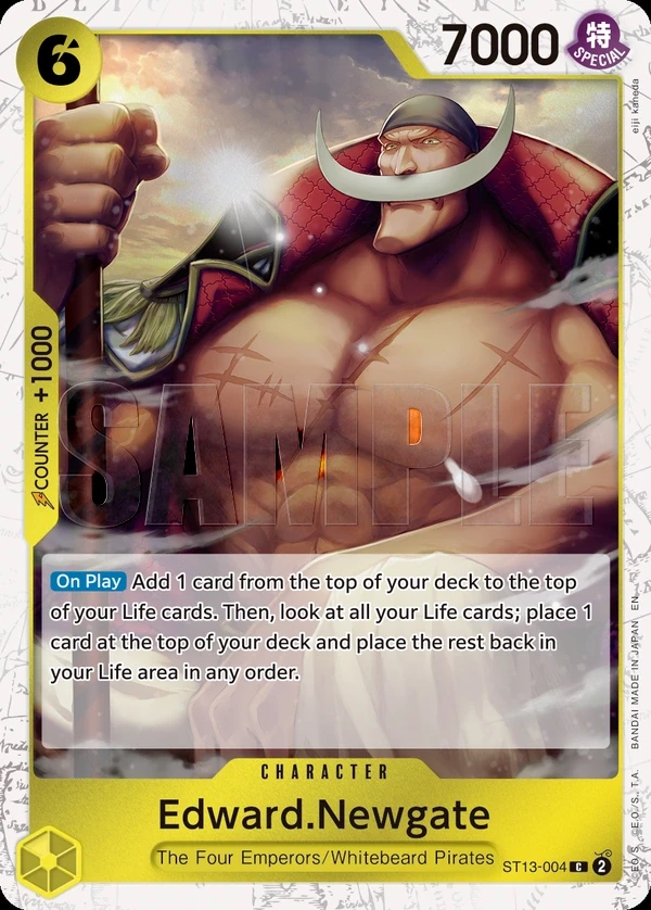 Edward.Newgate (ST13-004_p2) Alt Art One Piece card