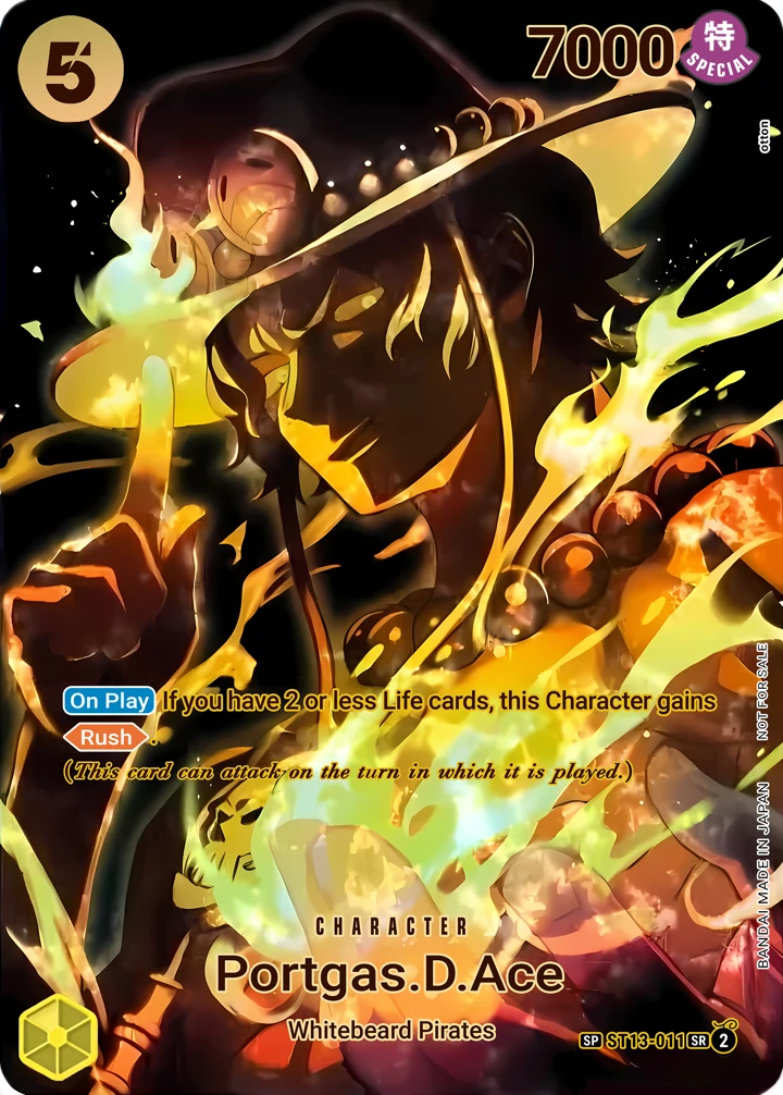 Portgas.D.Ace (ST13-011_p2) SP One Piece card