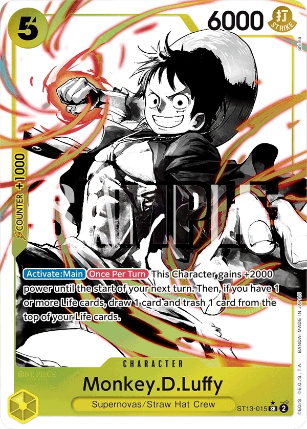 Monkey.D.Luffy (ST13-015_p1) Alt Art One Piece card