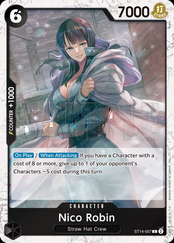 Nico Robin (ST14-007_p1) Alt Art One Piece card