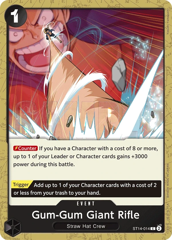 Gum-Gum Giant Rifle (ST14-014) One Piece card