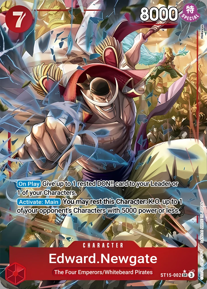 Edward.Newgate (ST15-002_p2) Alt Art One Piece card