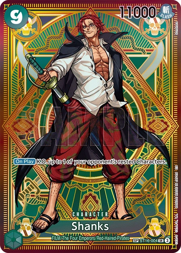 Shanks (ST16-004_p1) SP One Piece card