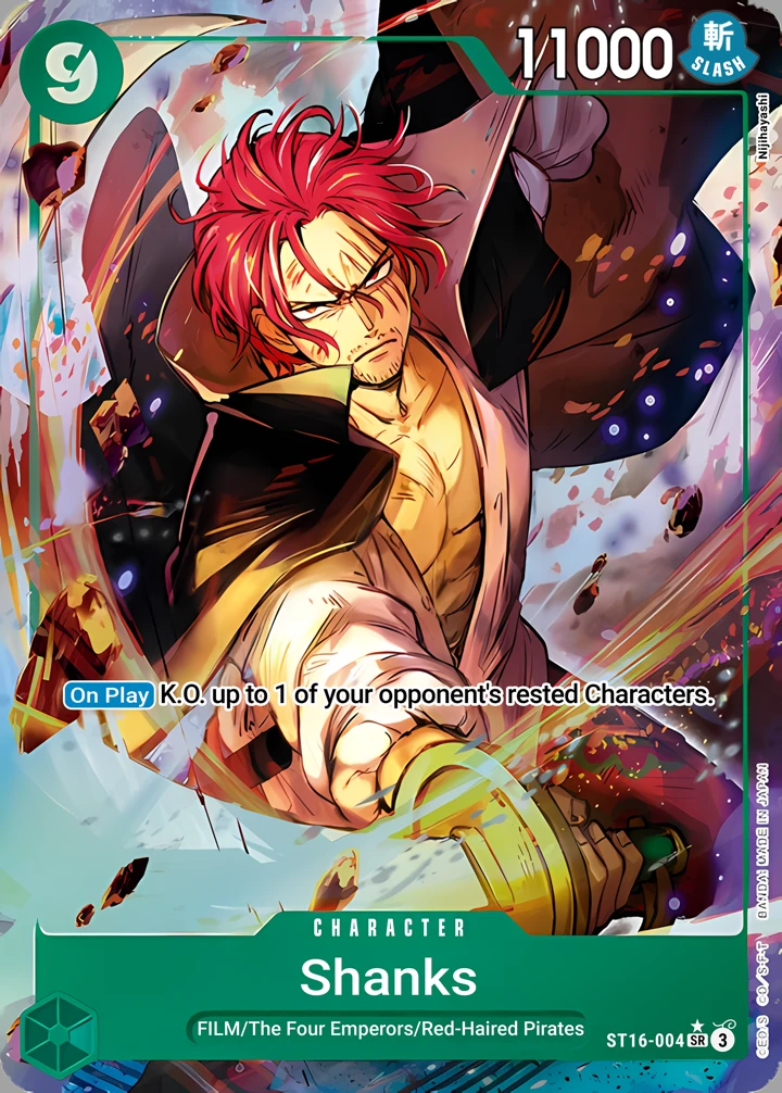 Shanks (ST16-004_p2) Alt Art One Piece card