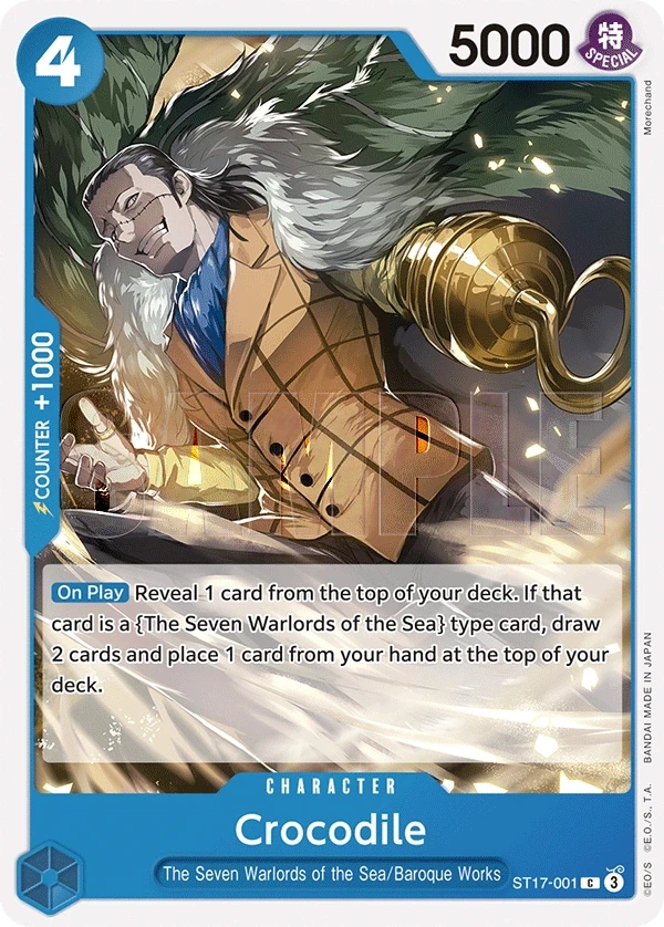 Crocodile (ST17-001) One Piece card