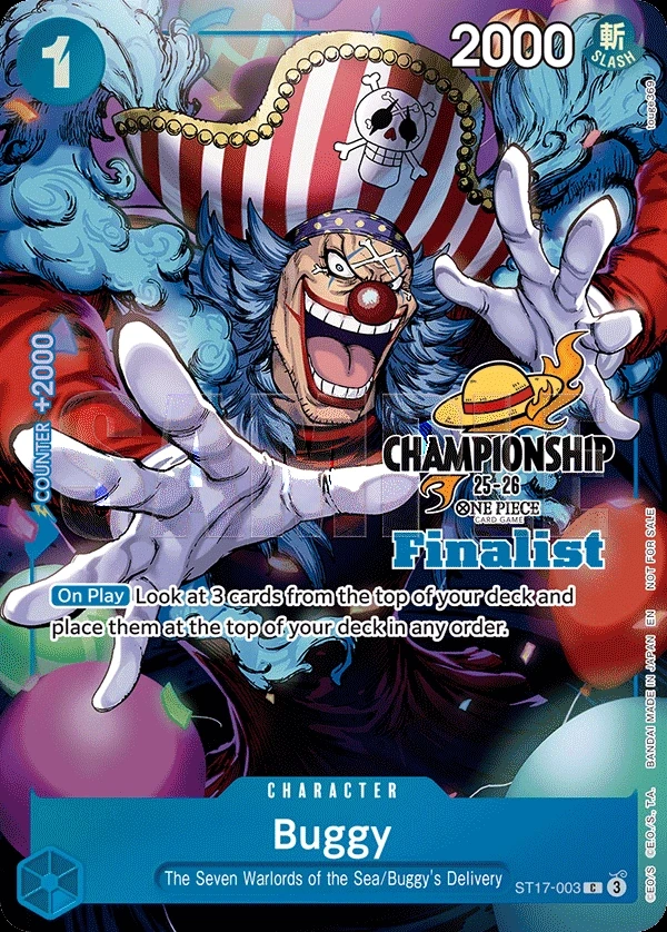 Buggy (ST17-003_p2) Alt Art One Piece card
