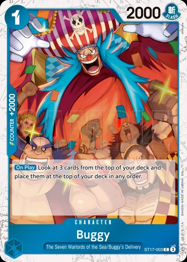 Buggy (ST17-003_p3) Alt Art One Piece card