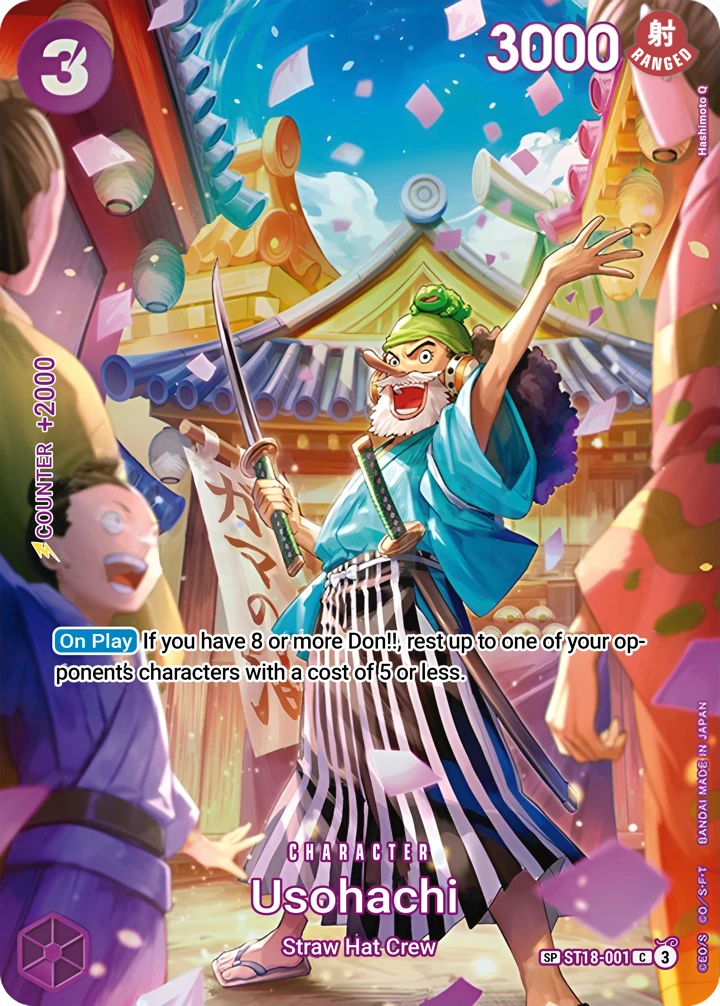 Uso-Hachi (ST18-001_p1) SP One Piece card