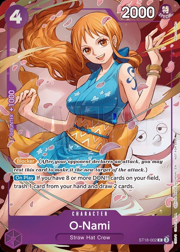 O-Nami (ST18-002_p2) Alt Art One Piece card