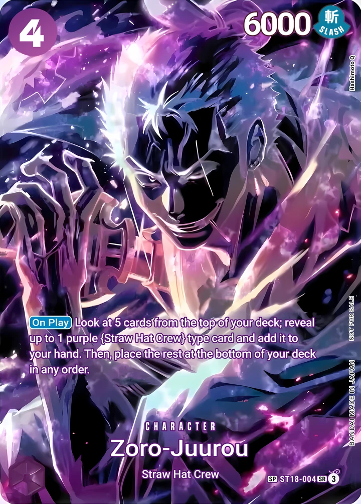 Zoro-Juurou (ST18-004_p2) SP One Piece card