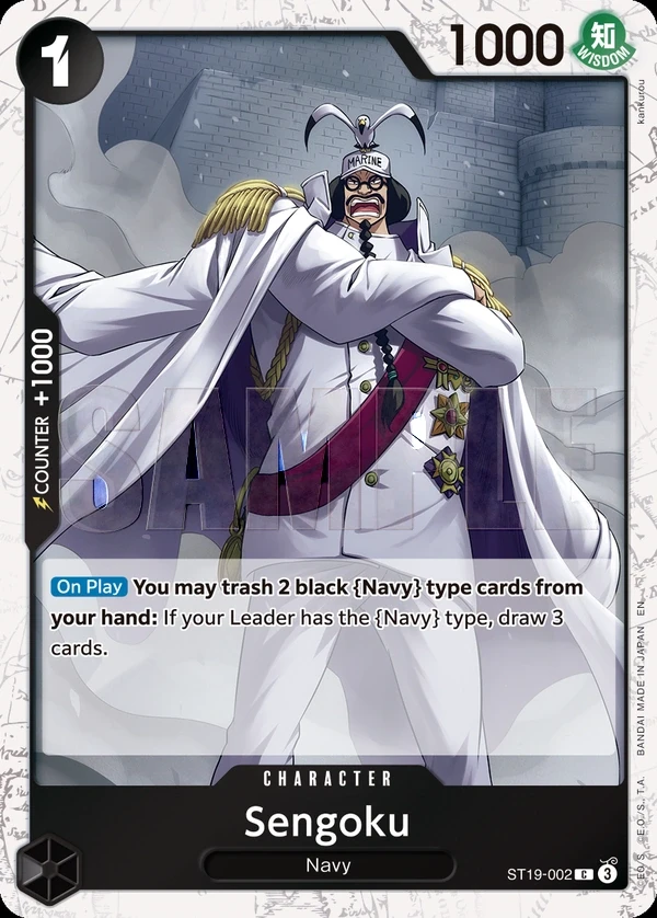 Sengoku (ST19-002_p3) Alt Art One Piece card