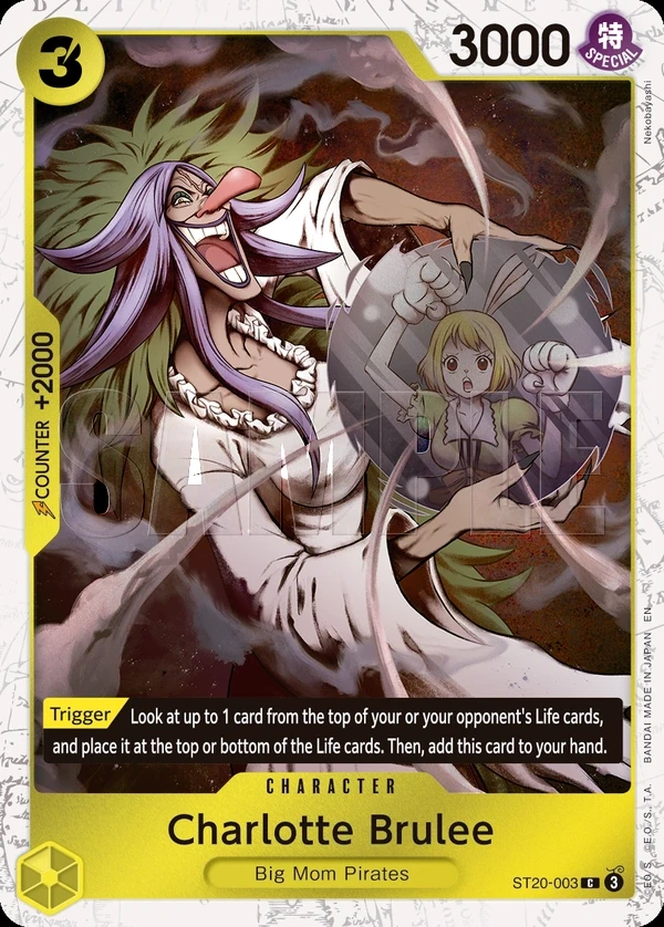 Charlotte Brulee (ST20-003_p1) Alt Art One Piece card