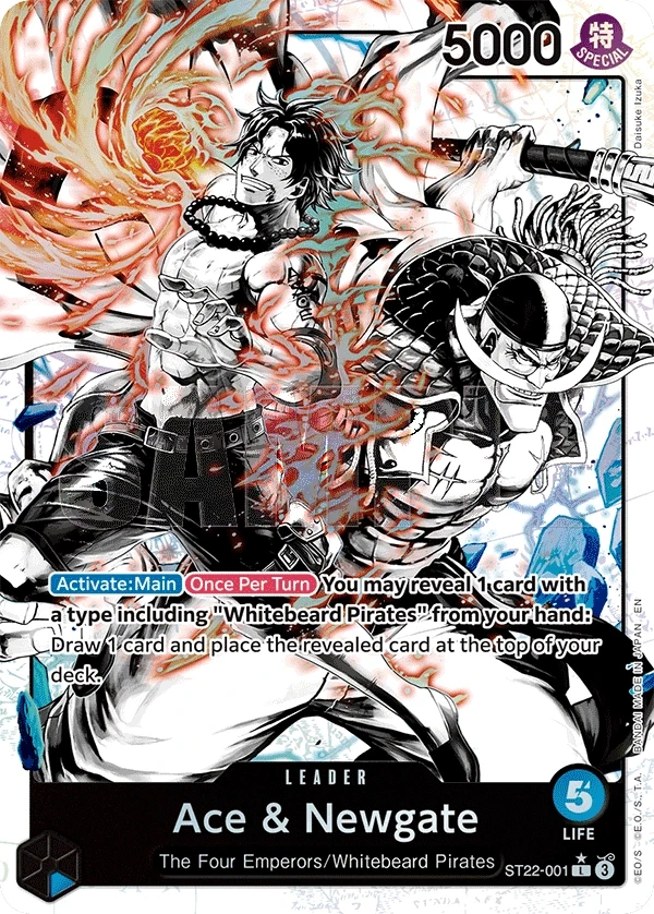 Ace & Newgate (ST22-001_p1) Alt Art One Piece card