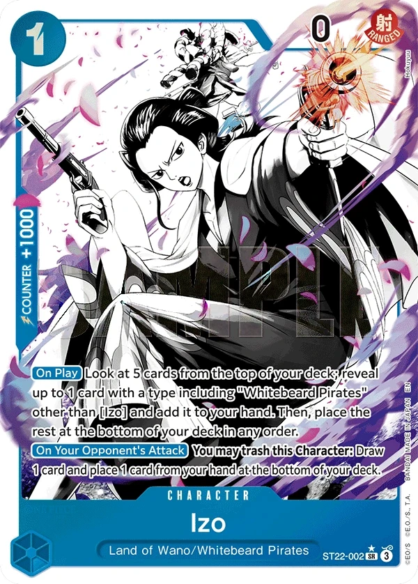 Izo (ST22-002_p1) Alt Art One Piece card