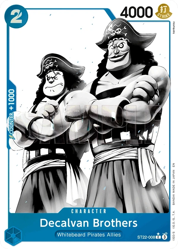Decalvan Brothers (ST22-008_p1) Alt Art One Piece card
