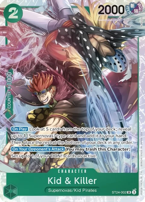 Kid & Killer (ST24-002) One Piece card