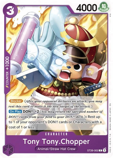 Tony Tony.Chopper (ST26-002) One Piece card