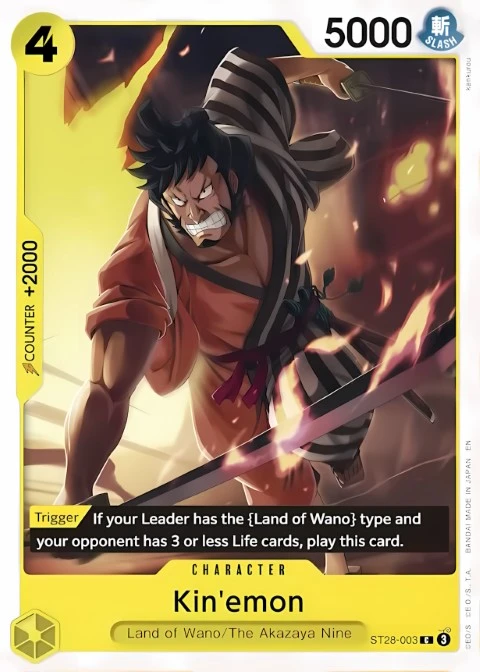 Kin'emon (ST28-003) One Piece card